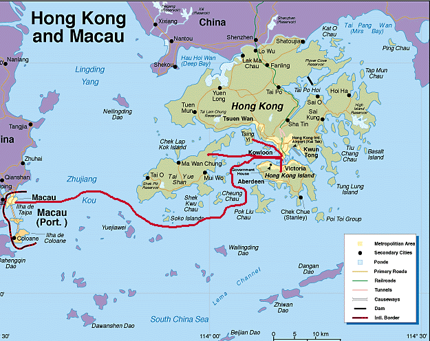 Macau Map