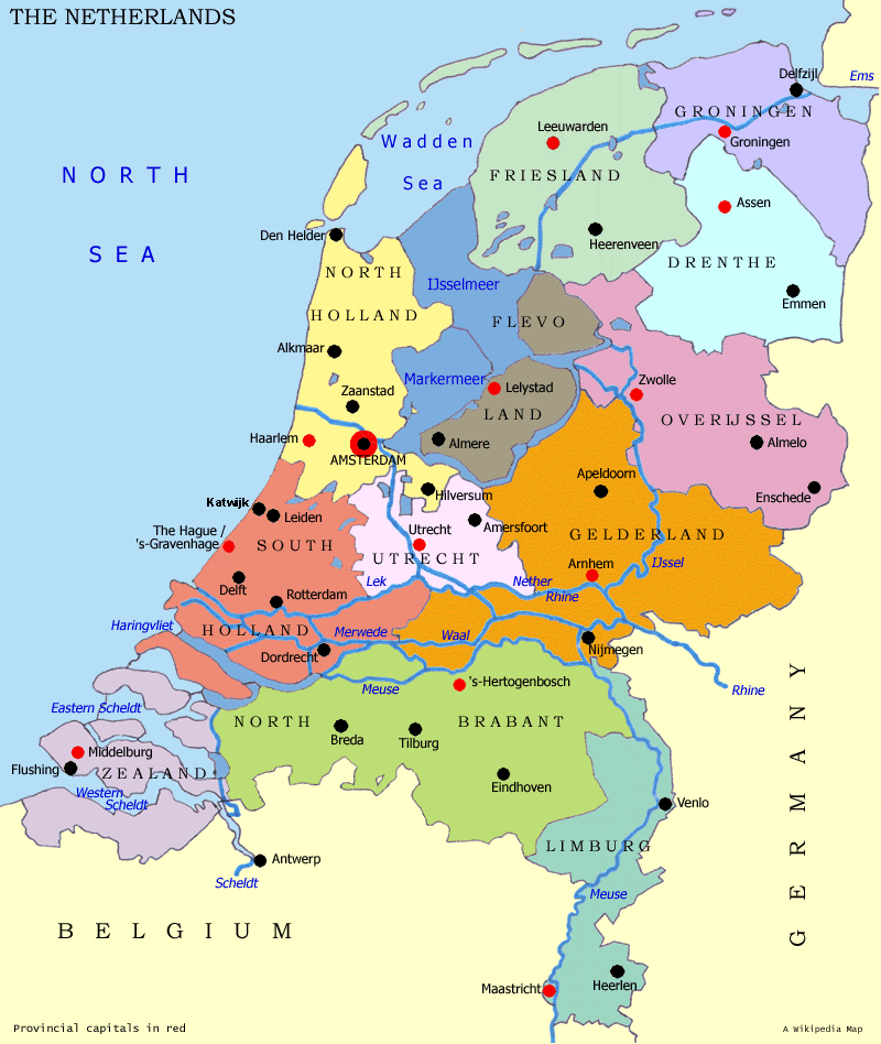 Related Netherlands Maps and