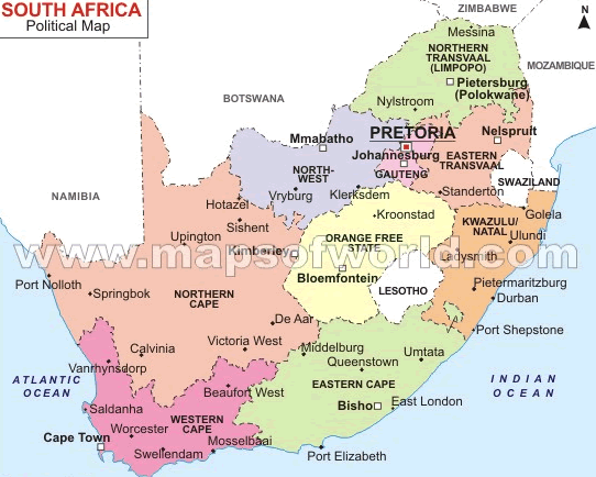 Related South Africa Maps and