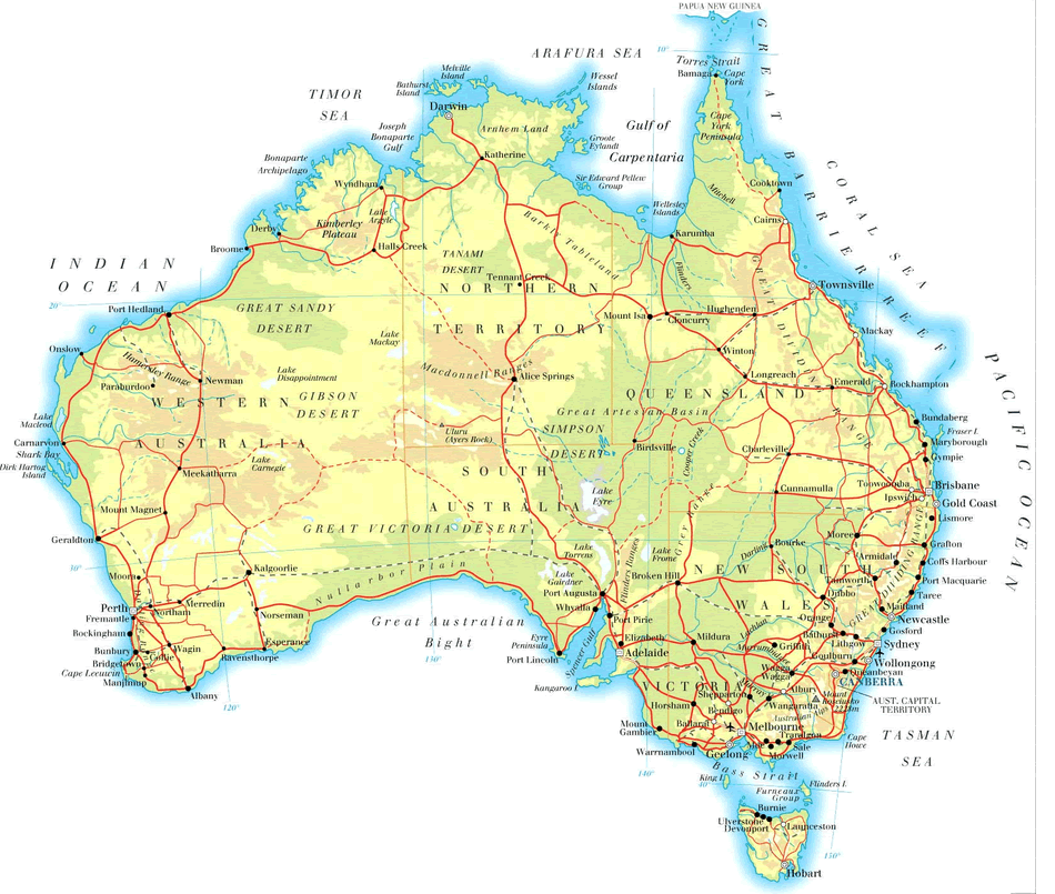 Broome Australia Map