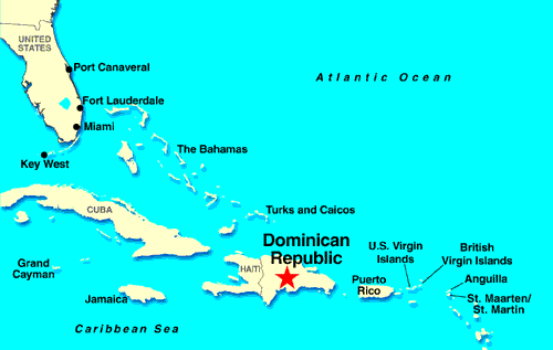 Santo Domingo Map