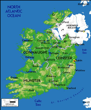 map dublin ireland