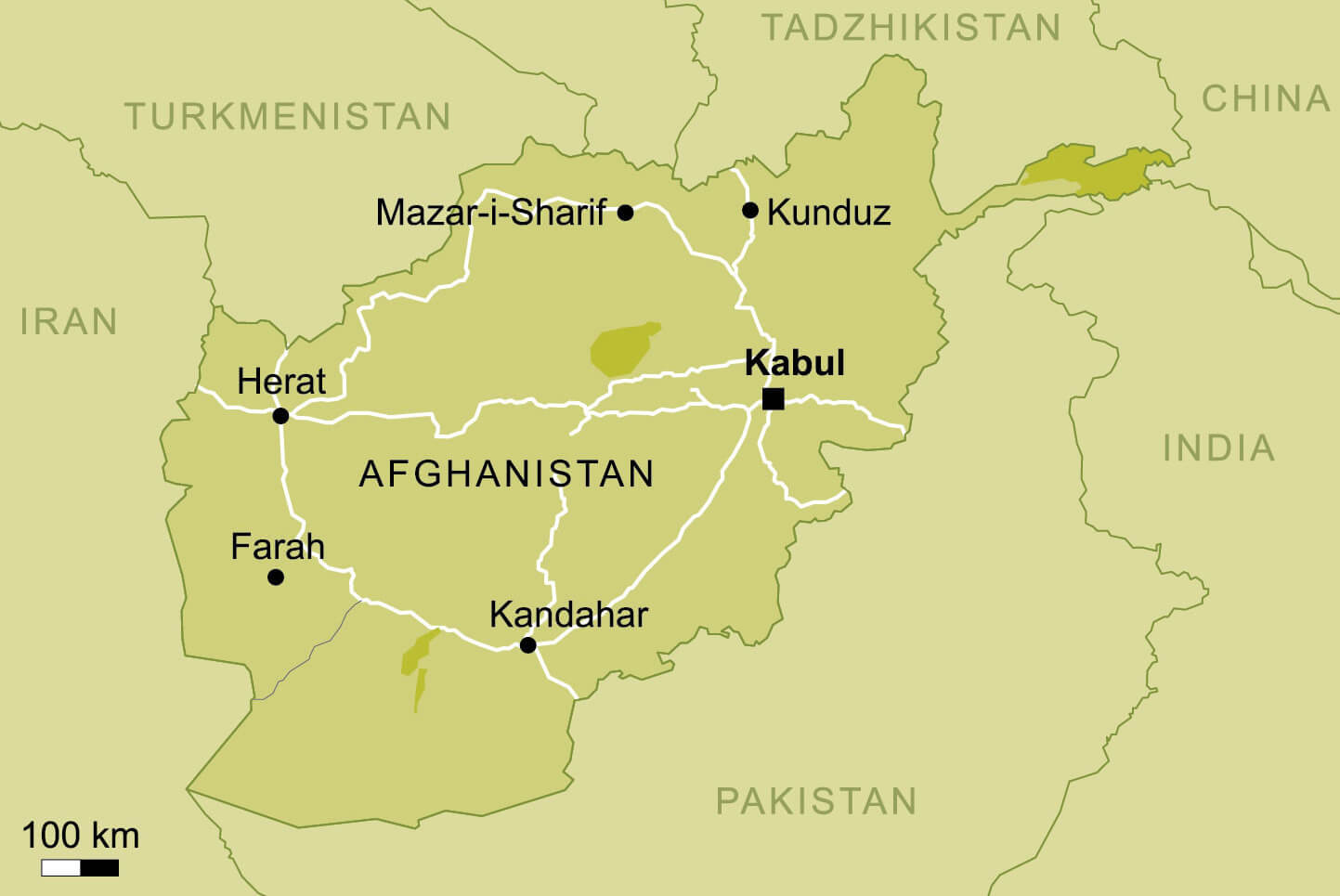 Afghanistan Map