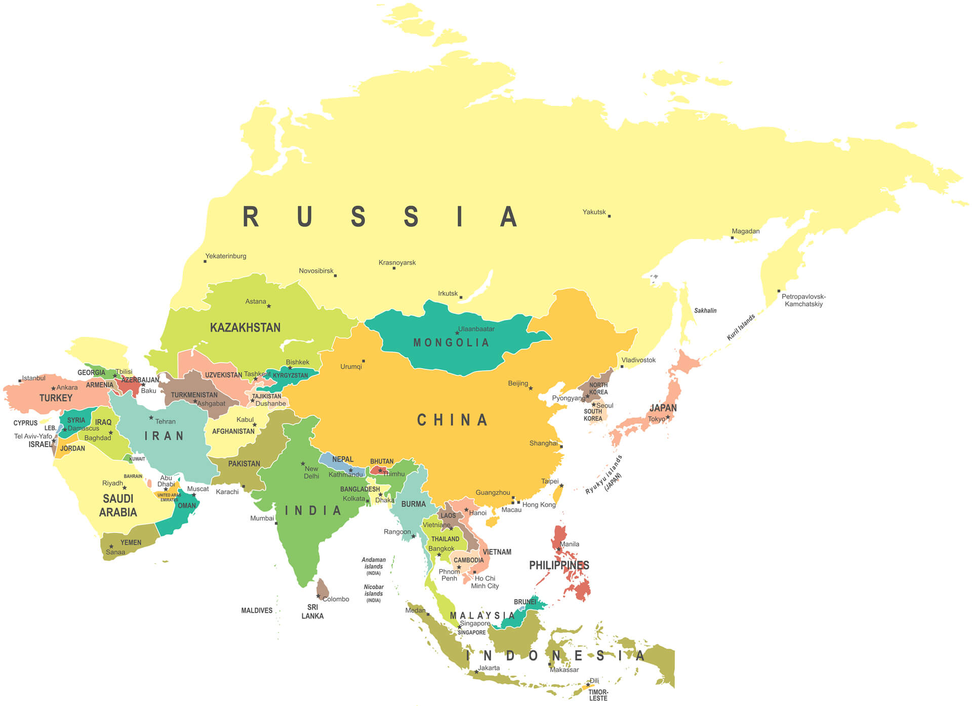 Asia Map