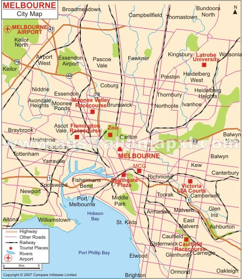 City maps - City of Melbourne