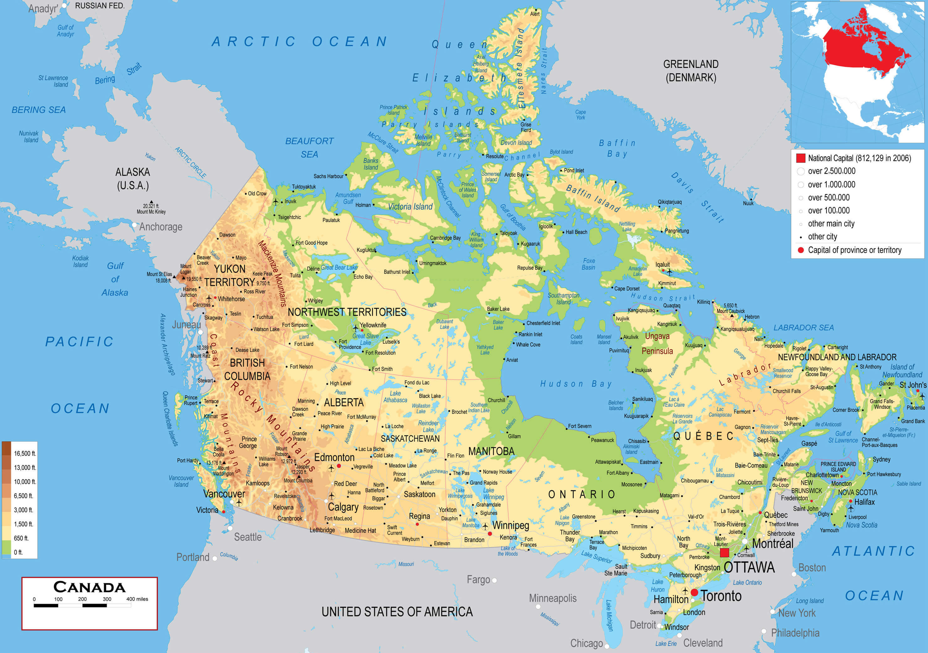 Canada map