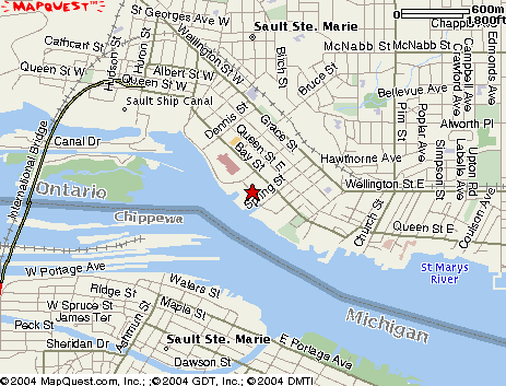 Sault Ste. Marie Map - Canada