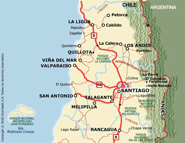 Mapa De Santiago