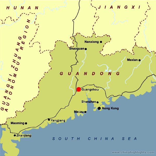 Guangzhou Map