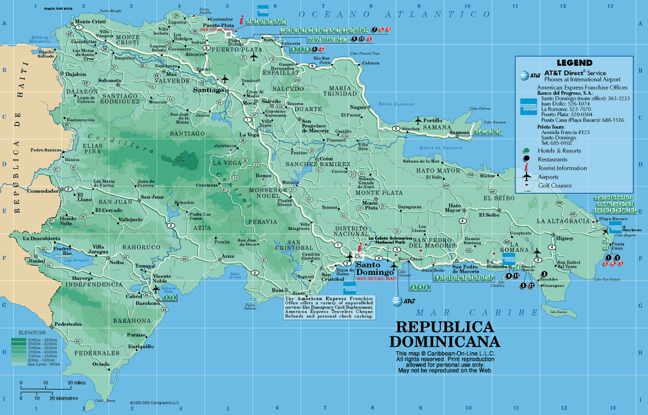 Dominican Republic Map