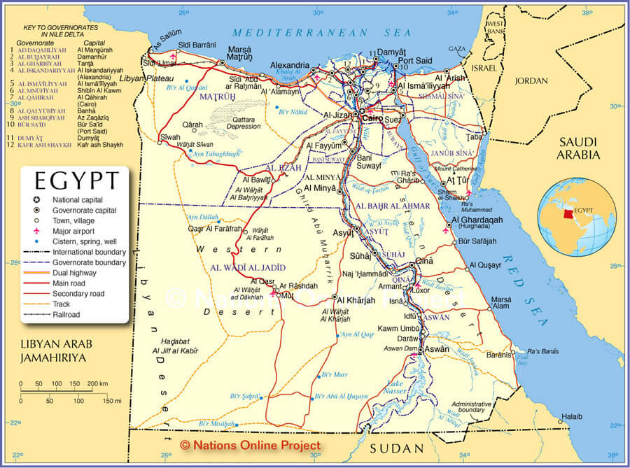 Egypt Map