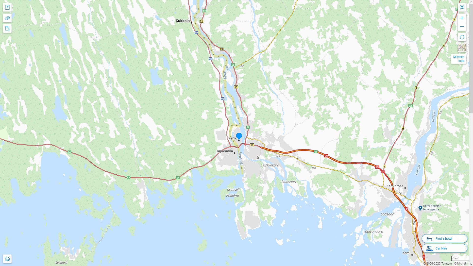 Tornio Map