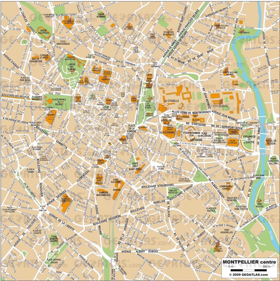 Montpellier Map
