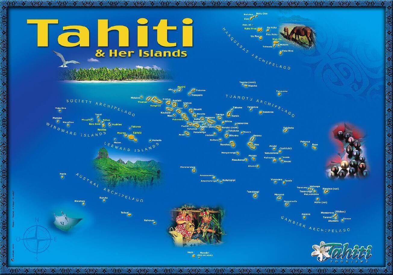 French Polynesia Map