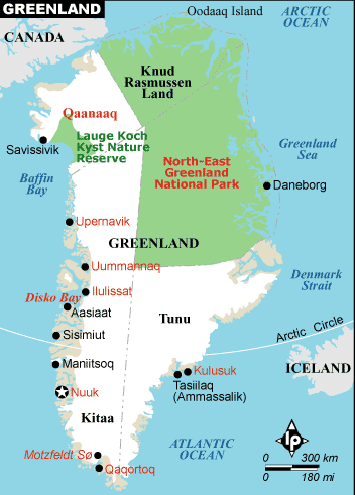 Nuuk In World Map Nuuk Map