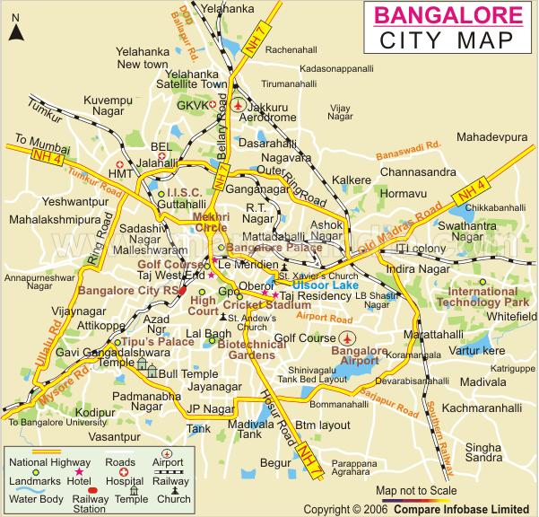 Bangalore Map