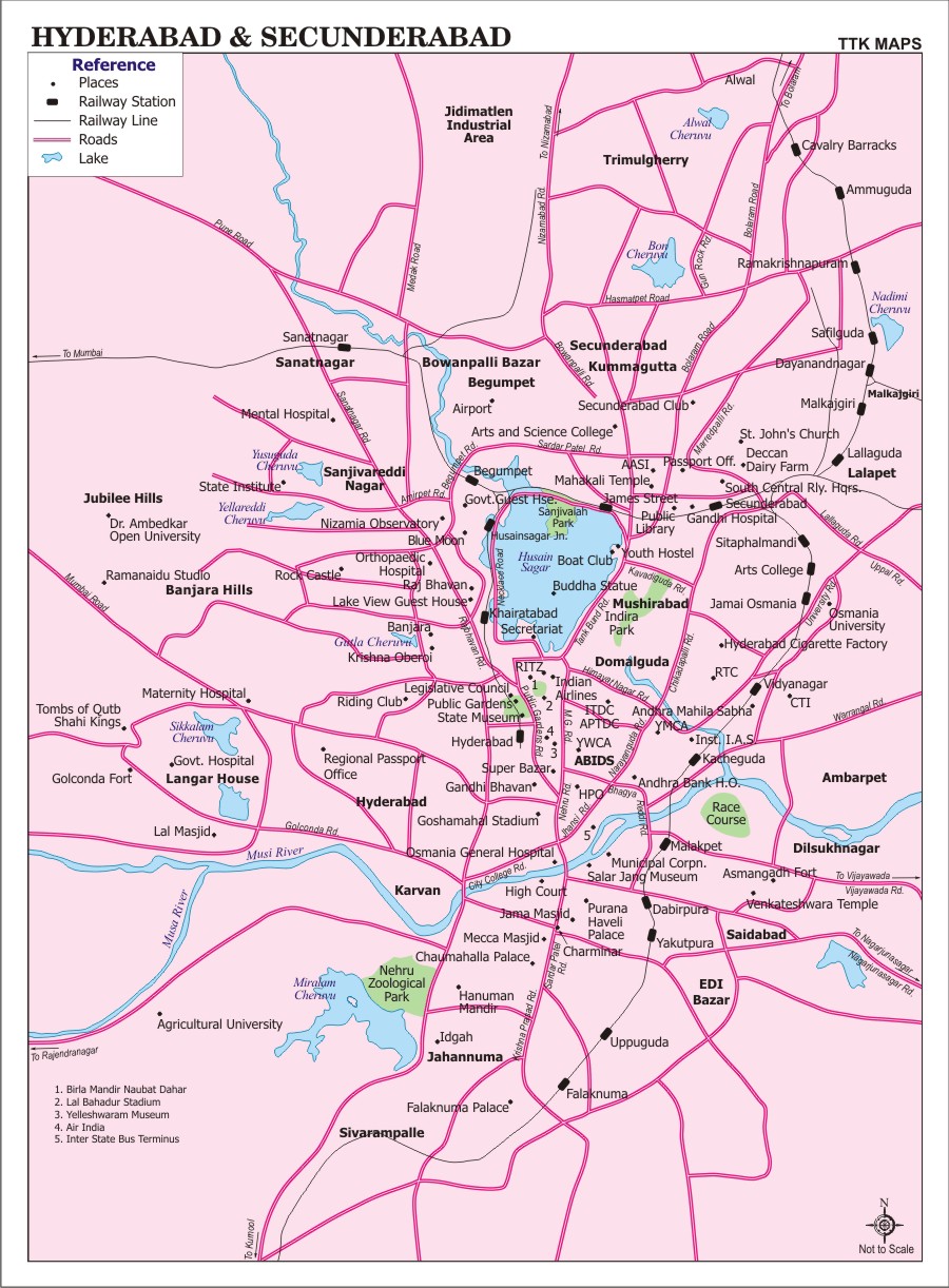 Hyderabad Map