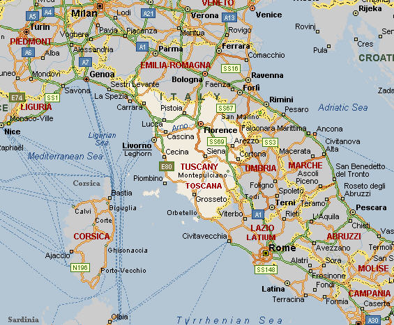 Livorno Italy Map Tuscany - Floris Anestassia