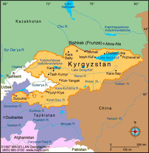 Bishkek Map