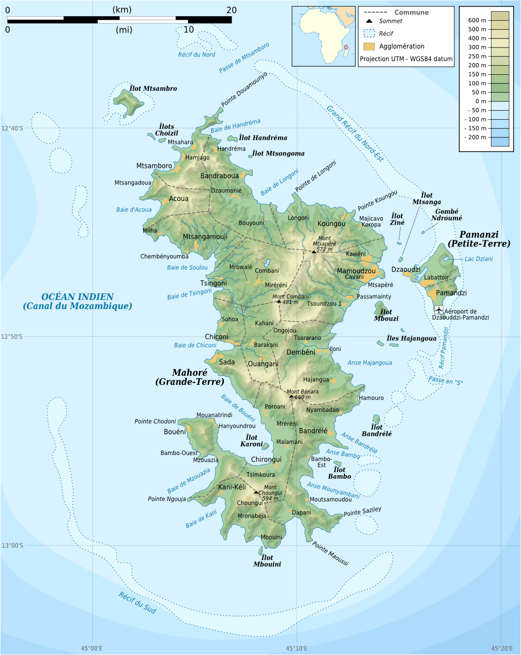 Mayotte Map