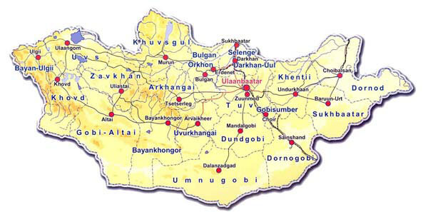 Карта монголии на русском. Физическая карта Монголии. Монголия карта географическая. Монголия политическая карта. Карта Монголии с городами.