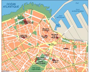 Casablanca Map