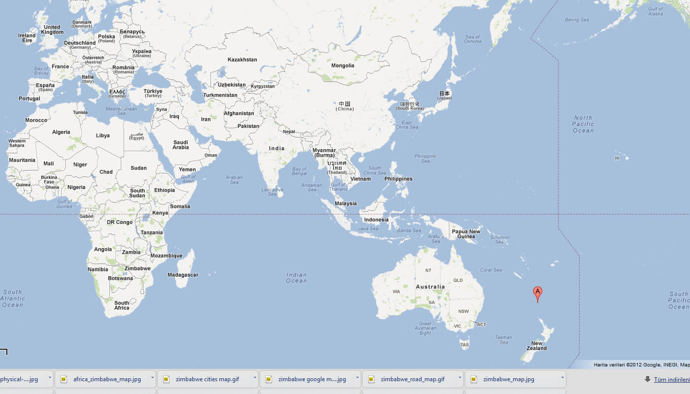 Norfolk Island Map