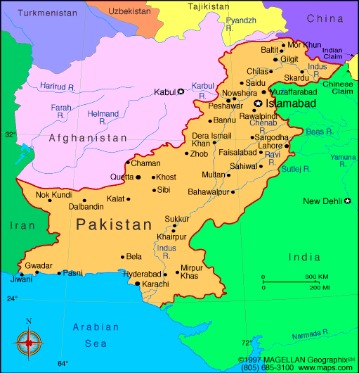 Peshawar In India Map Peshawar Map