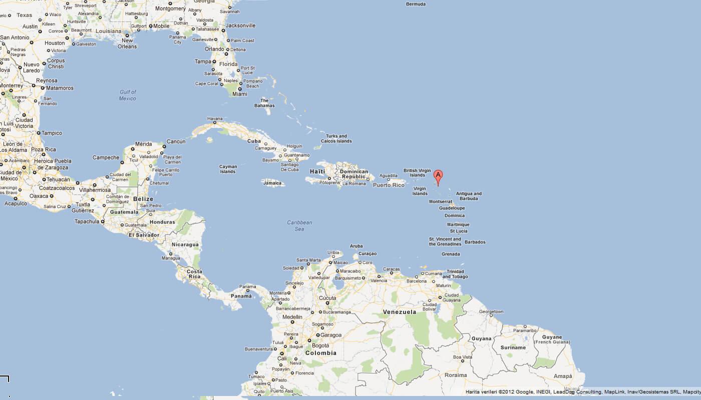 Saint Barthelemy Map