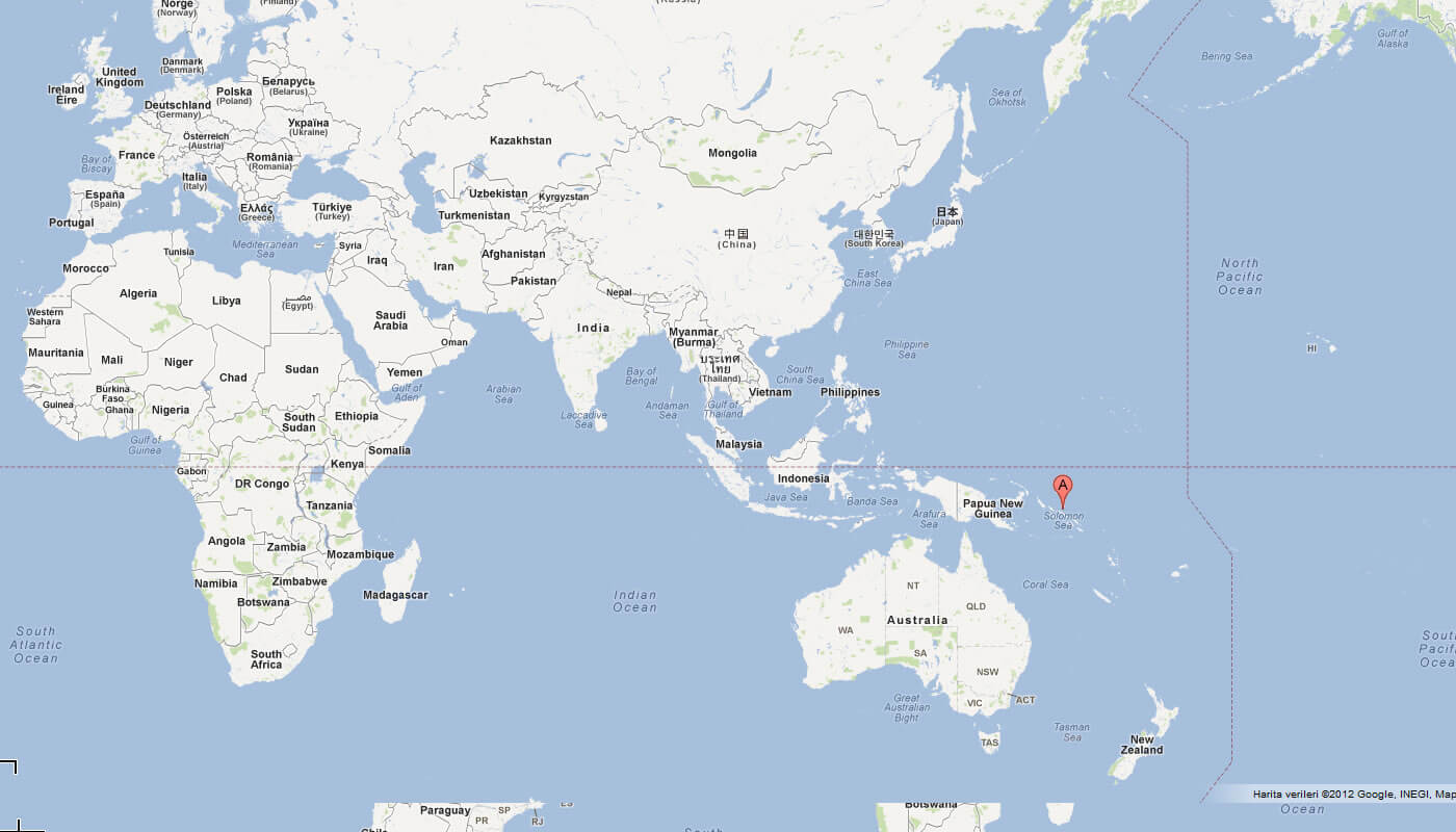 Solomon Islands Map