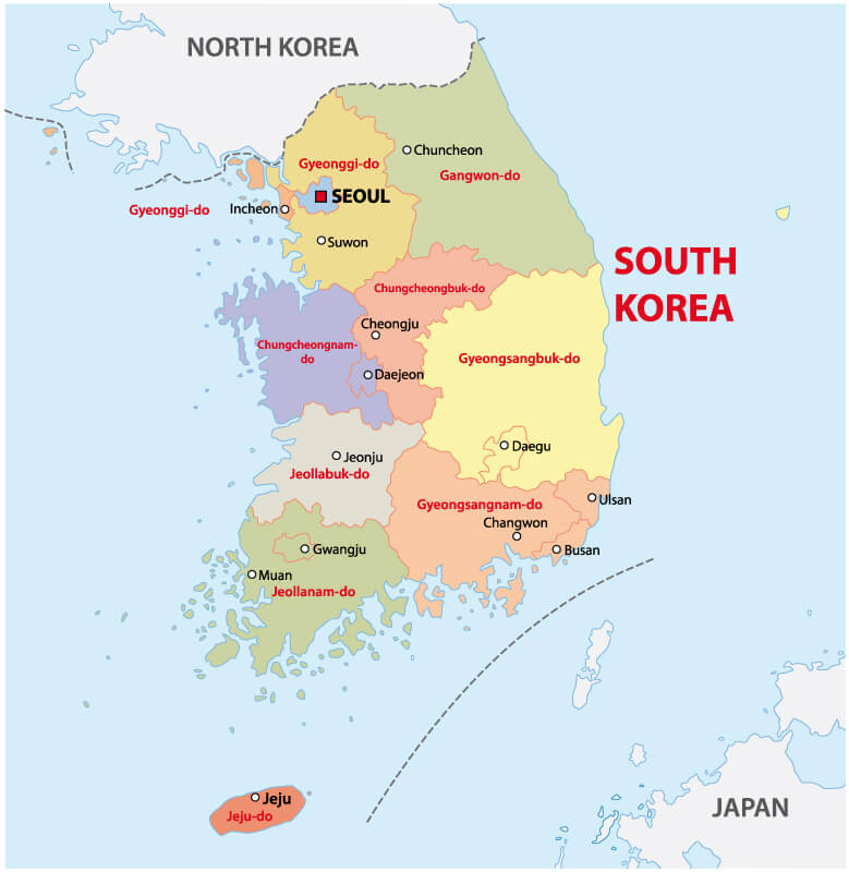 Yongin South Korea Map Map South Korea