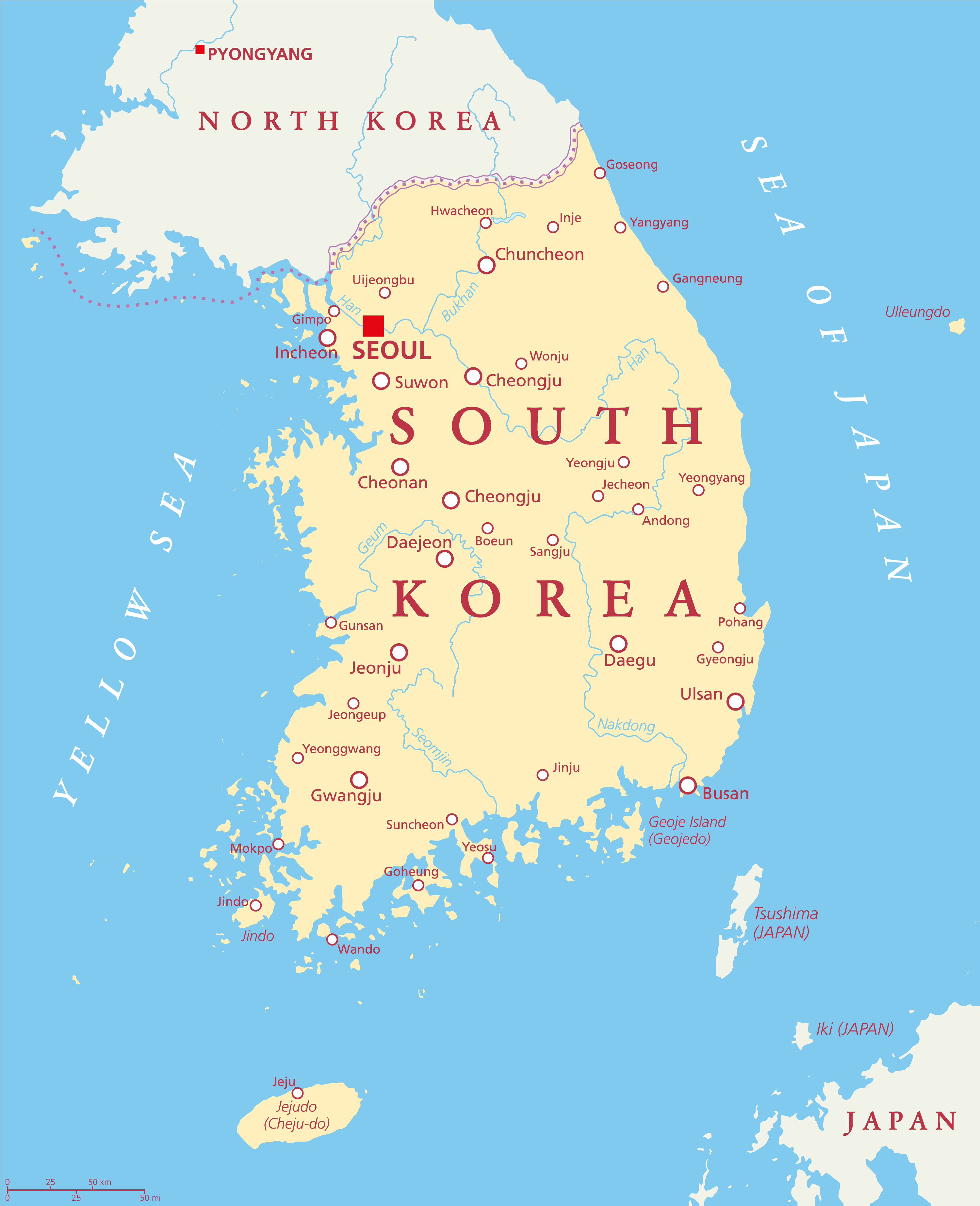 Korea MRT Map