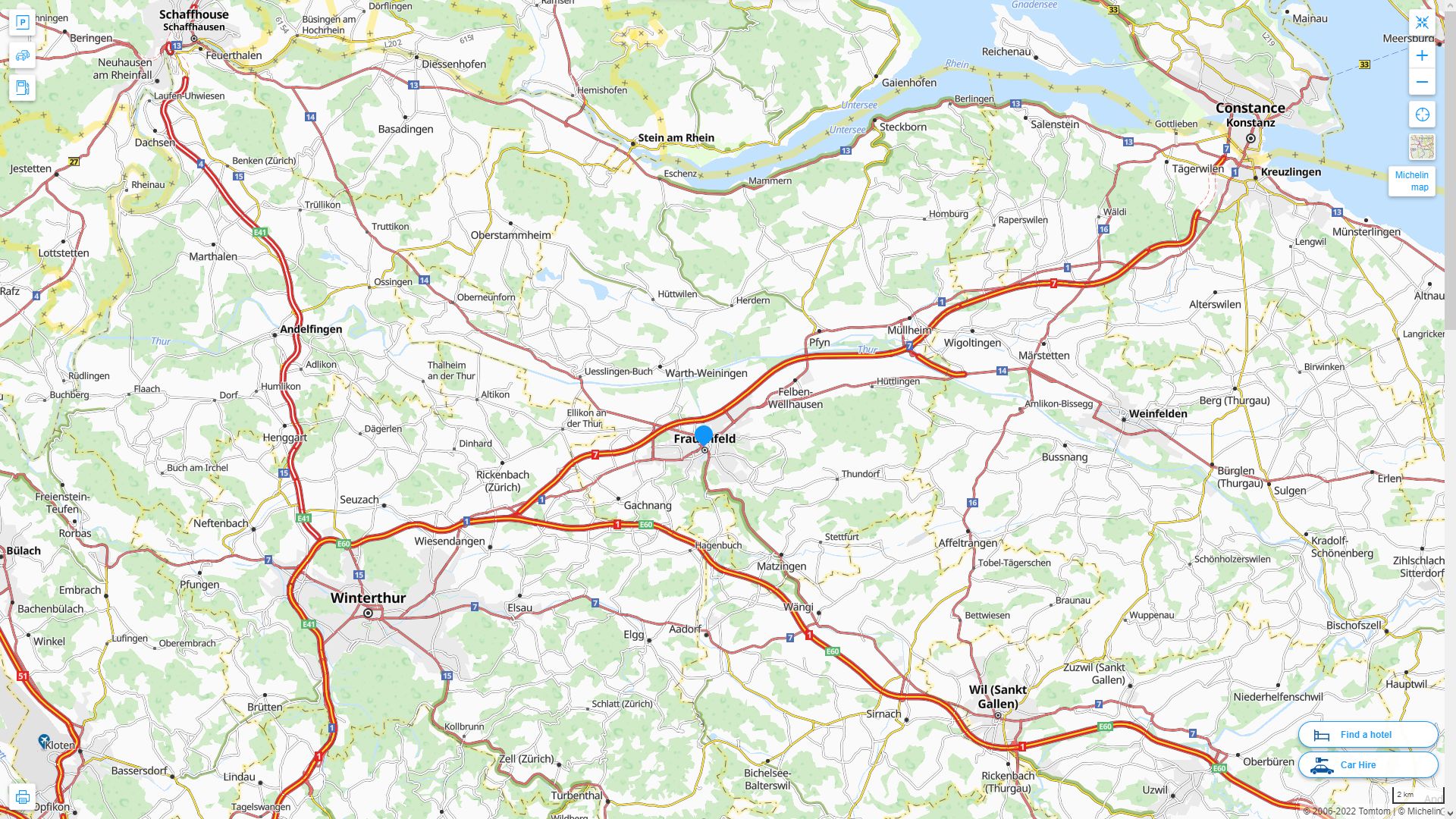 Frauenfeld Map