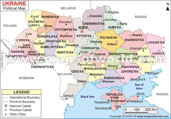 Ukraine Map