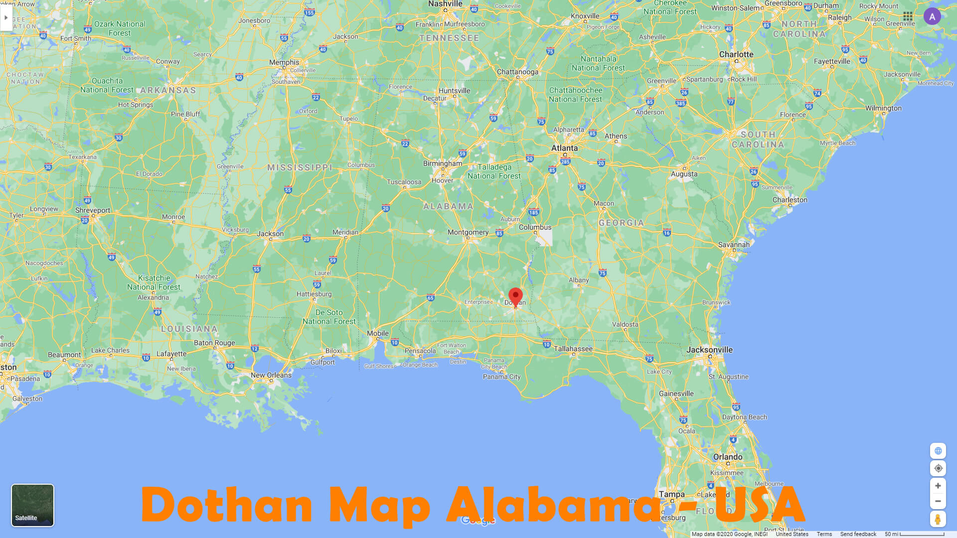 Dothan Alabama On Map Dothan Alabama Map