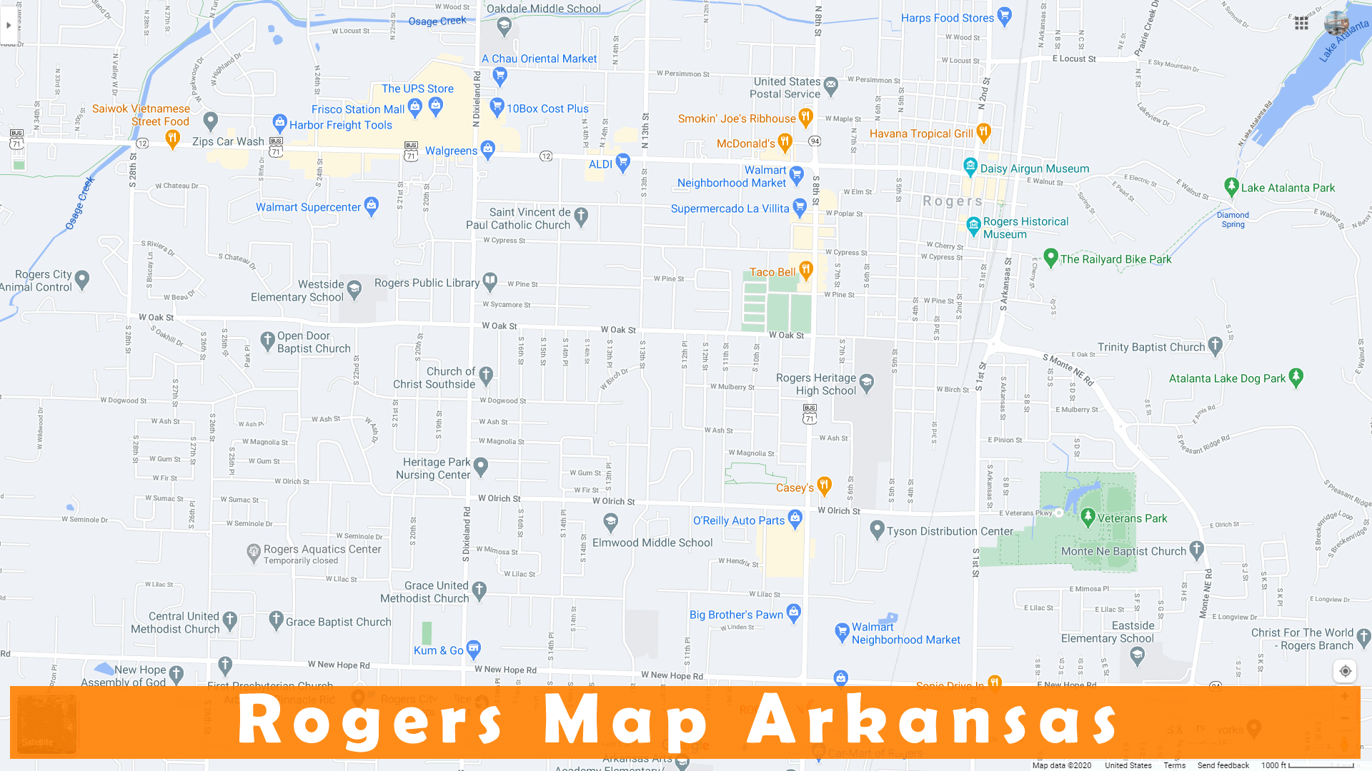 where is rogers arkansas on map Rogers Arkansas Map where is rogers arkansas on map