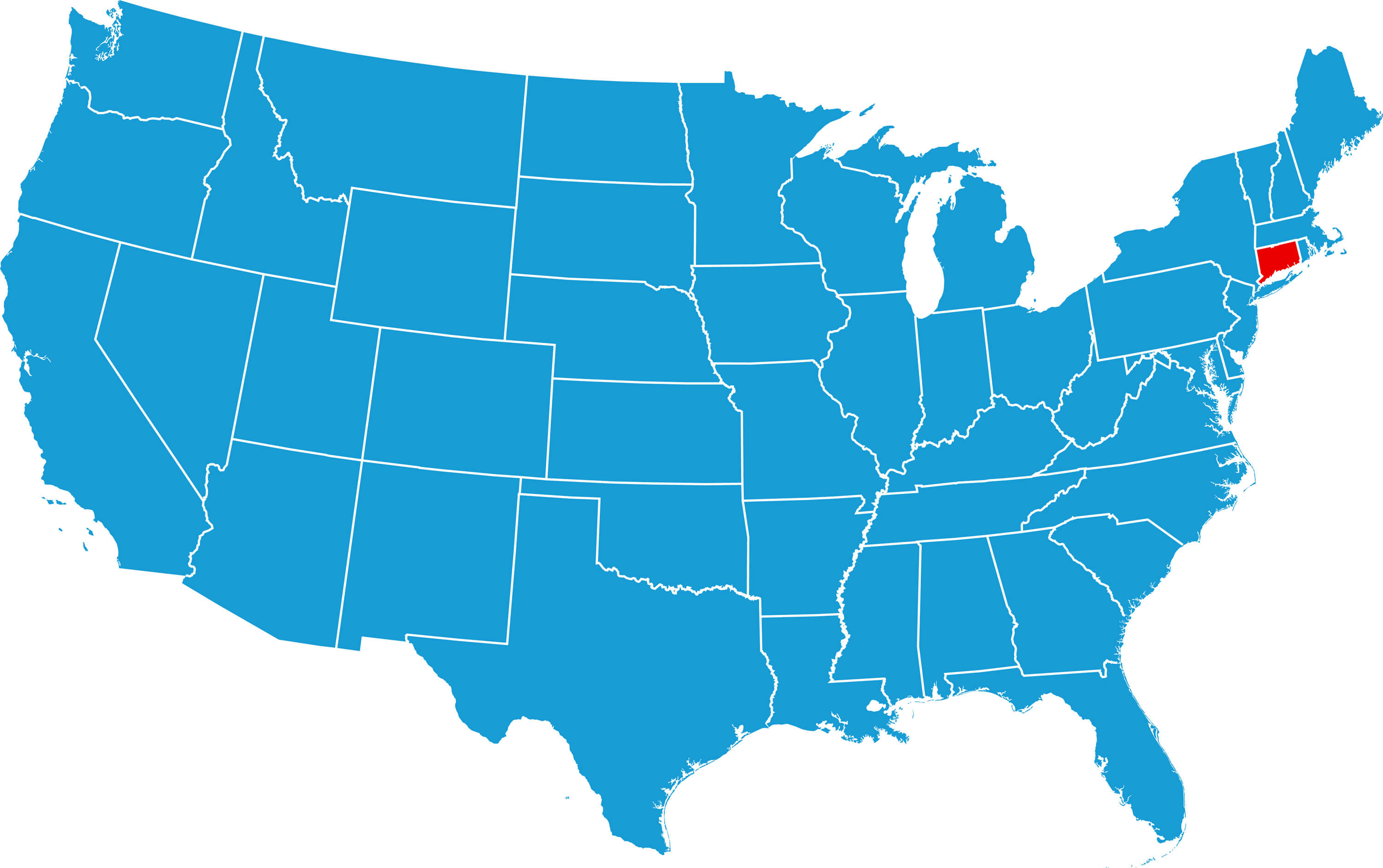 Connecticut Map USA