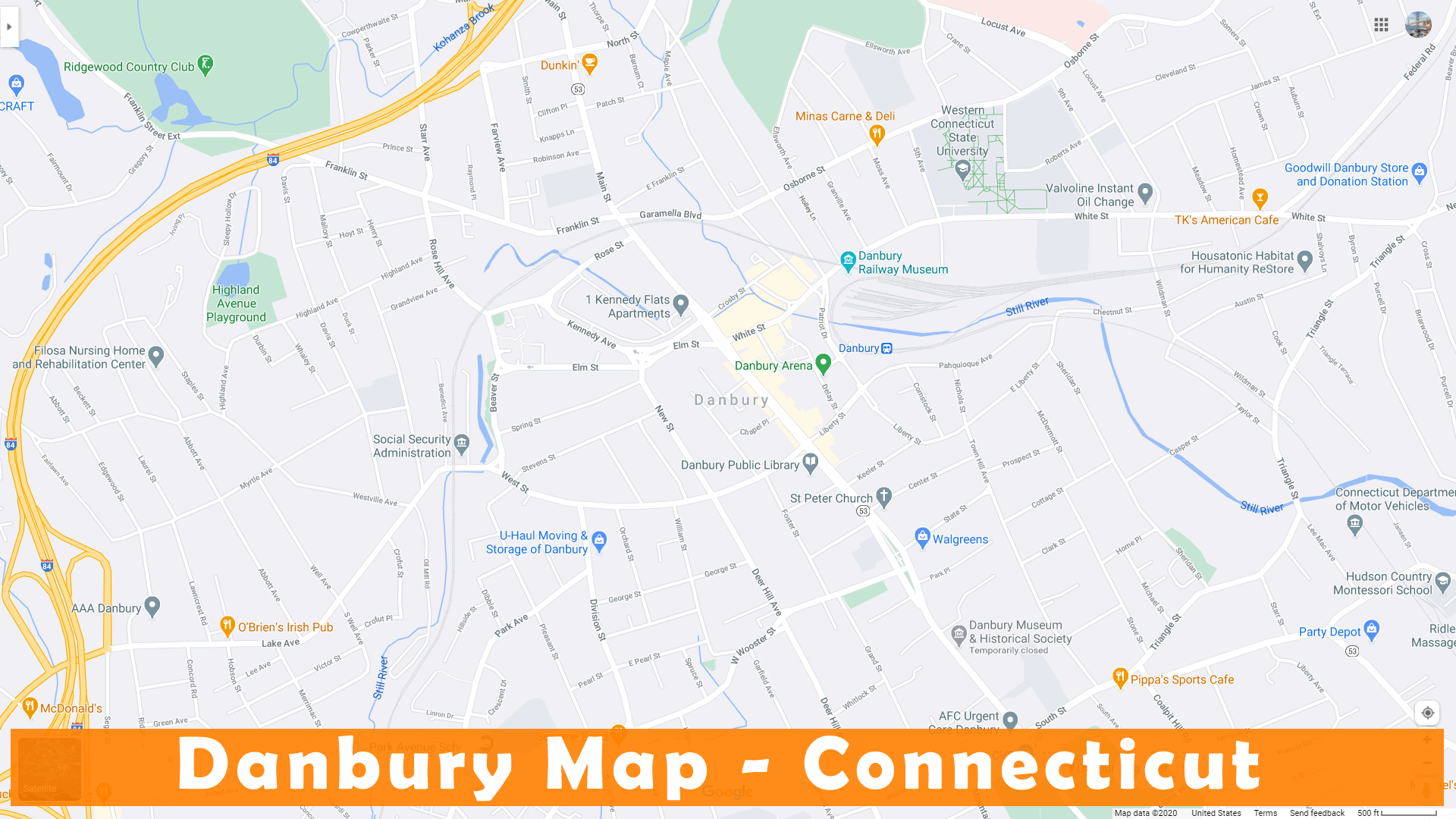 Navigating Danbury: A Comprehensive Guide To The City’s Map - City Line ...