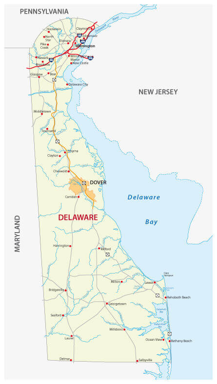 Delaware Map