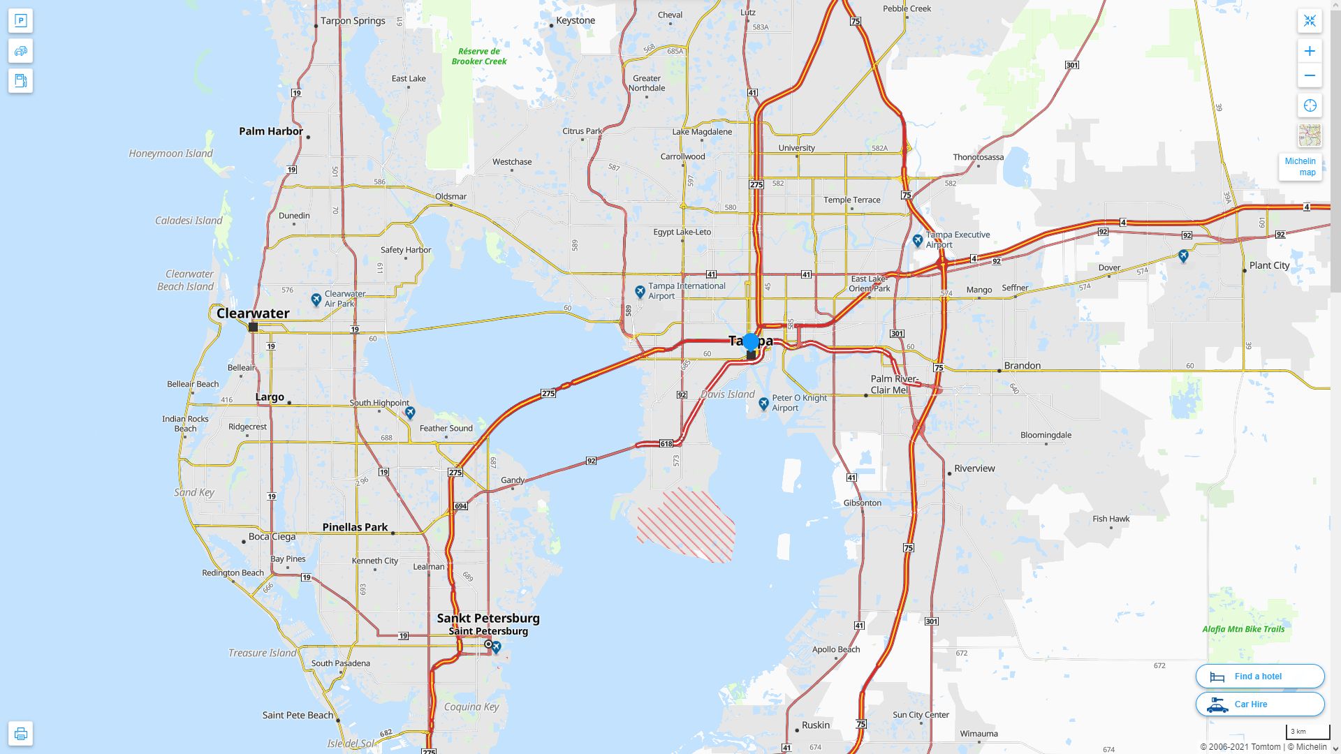 Tampa, Florida Map