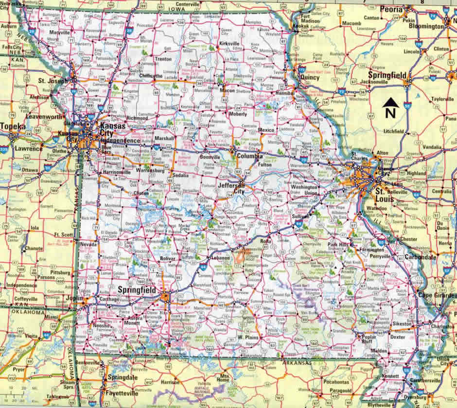 Map Of Arkansas And Missouri Cities - Bank2home.com