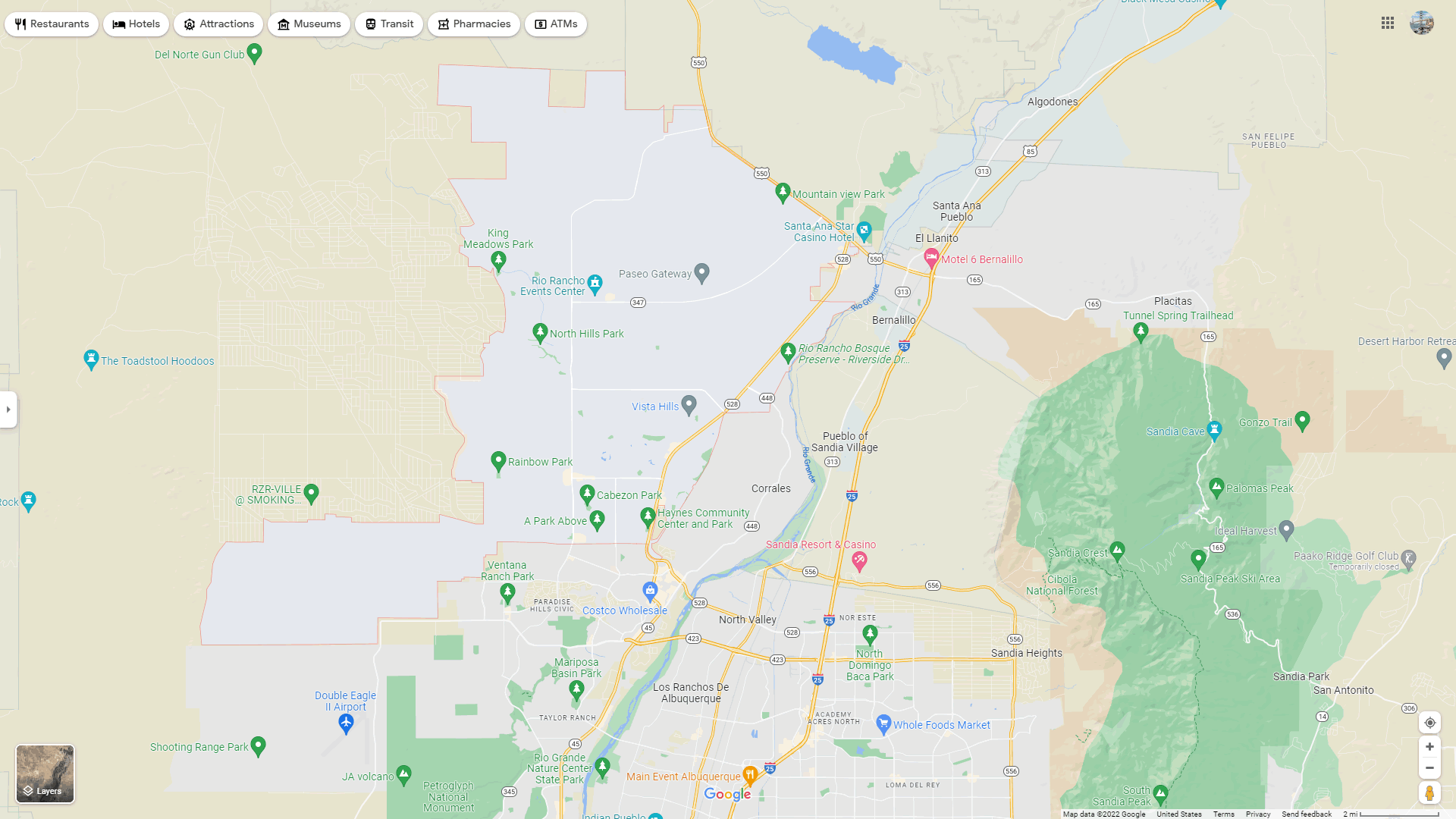 Rio Rancho Nm Map Rio Rancho New Mexico Map