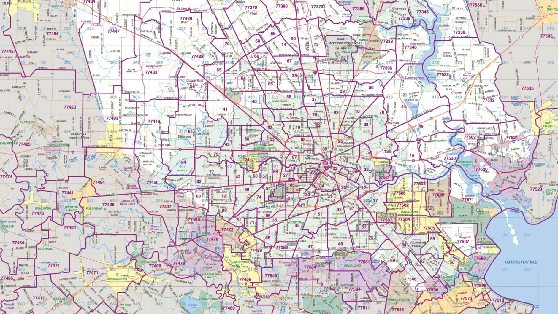 Maps Of Houston Texas - United States Map