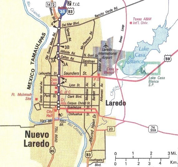 Laredo, Texas (TX 78040, 78041) profile: population, maps, real
