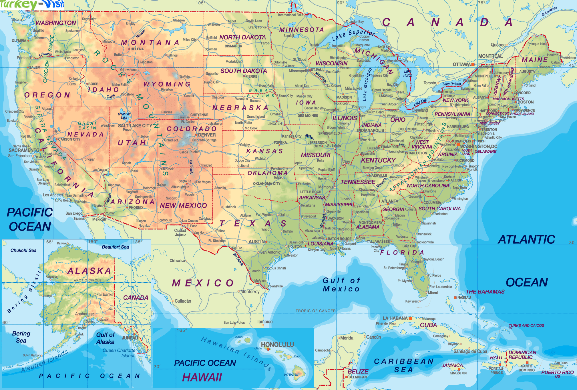 atlas of united states cities